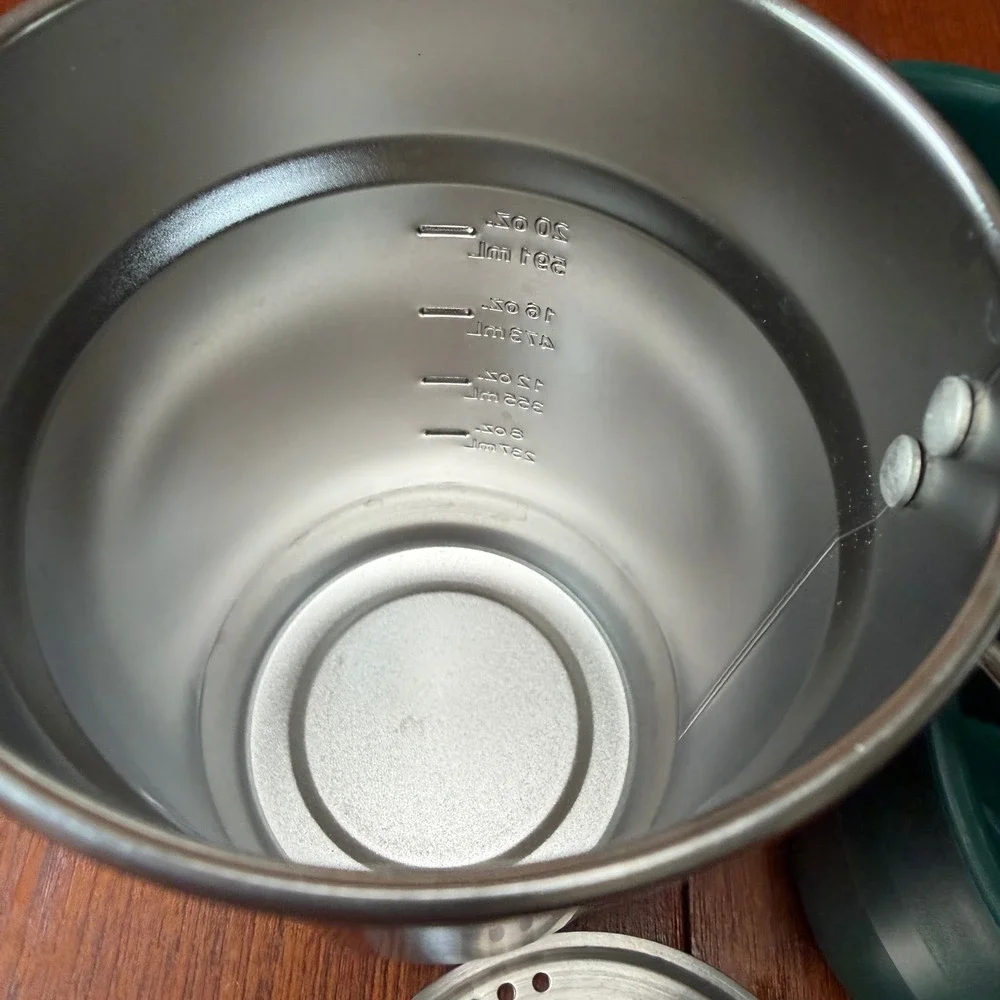 Stanley Adventure Camp Cook Set 24oz Stainless Steel Pot 2 Cups Hiking Gear